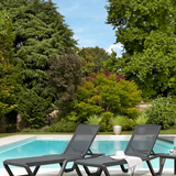 Pack 2 Reposeras Vela Gris Oscuro