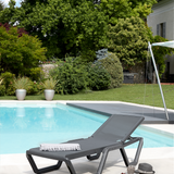 Reposera Vela Gris Oscuro