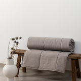 Piecera Cuadros Lino Dark Grey