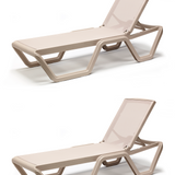 Pack 2 Reposeras Vela beige