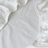 Sábana Bajera algodón White