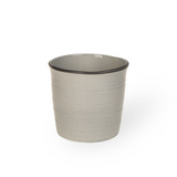 Macetero Glazed Gris