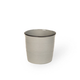 Macetero Glazed Gris