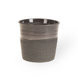 Macetero Glazed Negro