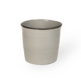 Macetero Glazed Gris