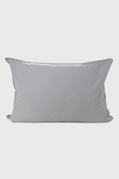 Pack 2 Funda de almohada algodón light grey