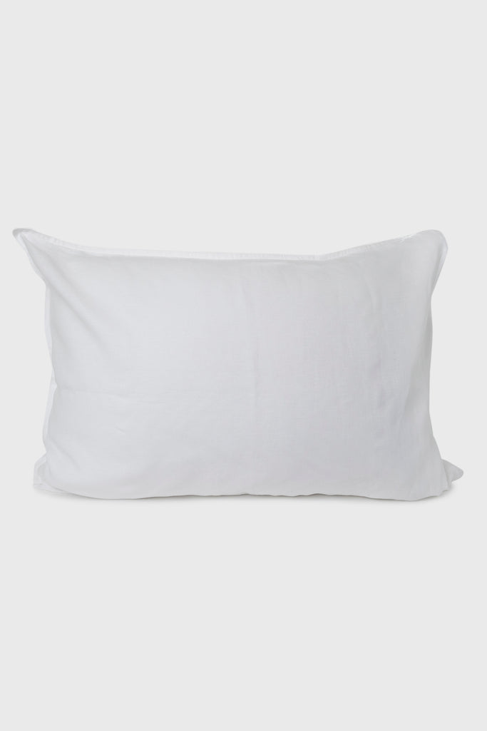Funda de almohada algodón white