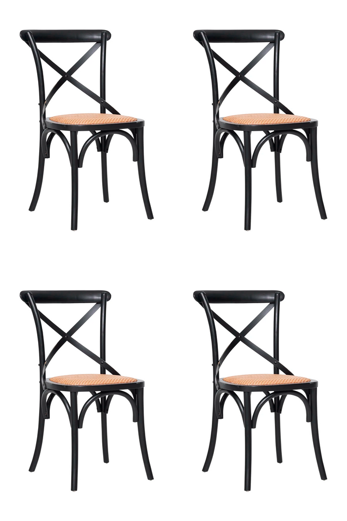 Pack 4 Sillas Julieta Black