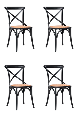 Pack 4 Sillas Julieta Black