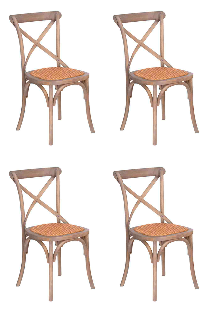 Pack 4 Sillas Julieta Taupe