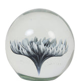 Decoración Flower grey