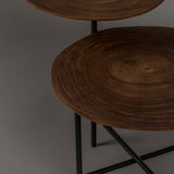 Mesa lateral Mathison wood