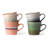 Colección 70 Tazas Capuccino set 4 multicolor